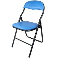 Telecorsa เก้าอี้พับอเนกประสงค์   คละสี รุ่น Foldable-metal-chair-soft-cushion-00C-Psk2