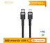 Eloop S51 สายชาร์จเร็ว USB Type-C 3A 20W รองรับ iPhone 12 ถ่ายโอนข้อมูล USB C to Lightning