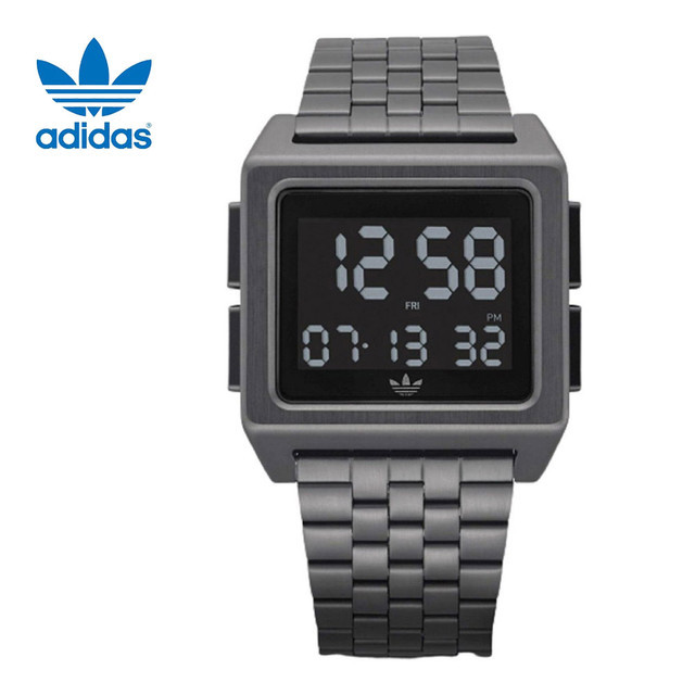 Adidas digital watch black on sale