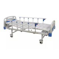 เตียงผู้ป่วยฟาซิแคร์ ระบบมือหมุน 2ไกร์ ราวสไลด์ รุ่น 2A43