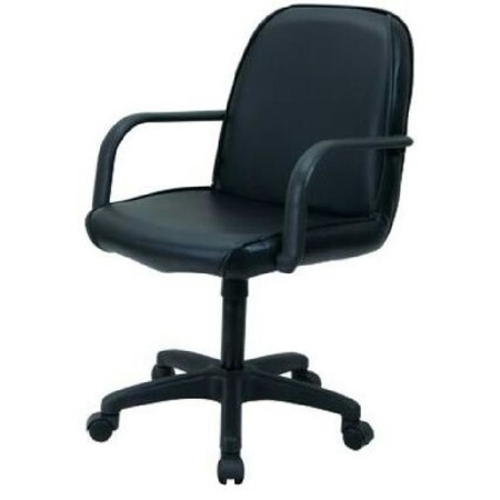 เก้าอี้สำนักงาน เบาะหนัง ปรับระดับ มีล้อ เบาะหนัง เก้าอี้ออฟฟิศ เก้าอี้ทำงาน CH0015