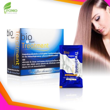 Green bio treatment กรีนไบโอ ทรีทเม้นท์ผม bio (24 ซอง) ซองสีน้ำเงิน ไบโอซอง
