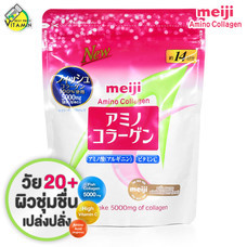 Meiji Amino Collagen Refill Pack เมจิ คอลลาเจน [98 g.] ชนิดถุงเติม