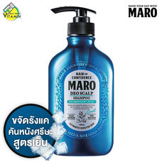 Maro Deo Scalp Shampoo มาโร ดีโอ สคาร์พ แชมพู [400 ml. - ขวดน้ำเงิน]