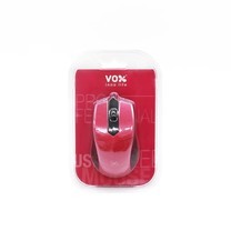 VOX Optical Mouse เม้าส์สาย รุ่น M10 สีชมพู