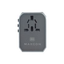 MAXCON Universal Adapter 5USB ยูนิเวอร์แซลปลั๊กอแดปเตอร์ แบบ 5USB พอร์ต รุ่น JY-305Plus Black-Gray