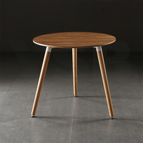 โต๊ะกลมอเนกประสงค์ สไตล์โมเดิร์น ขาไม้บีช แบบกลม ขนาด 80 x 69 cm