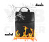 กระเป๋าเป้ กระเป๋าเก็บเอกสาร ทนไฟ กันน้ำ กระเป๋าทำงาน สําหรับเก็บแฟ้ม ซิปรูปตัว L(สีดำ)รุ่นJ2L008-27.5X36.5-B