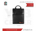 กระเป๋าเป้ กระเป๋าเก็บเอกสาร ทนไฟ กันน้ำ กระเป๋าทำงาน สําหรับเก็บแฟ้ม ซิปรูปตัว L(สีดำ)รุ่นJ2L008-27.5X36.5-B