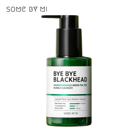 SOME BY MI BYE BYE BLACKHEAD 30 DAYS MIRACLE GREEN TEA TOX BUBBLE CLEANSER