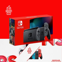 เครื่องเกมส์ Nintendo Switch สีเทา กล่องแดง รุ่นใหม่ แบตอึด V.2