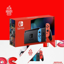 เครื่องเกมส์ Nintendo Switch สีฟ้าแดง สีนีออน กล่องแดง รุ่นใหม่ แบตอึด V.2