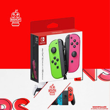 จอย Controller Nintendo Switch สีชมพูเขียว