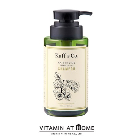 Kaff & Co Kaffir Lime Essential Oil Shampoo 300 ML แชมพูน้ำมันมะกรูดสกัดเย็น สำหรับทุกสภาพหนังศีรษะ