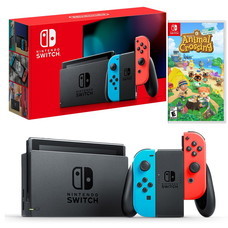 Nintendo Switch New Console (2019) ฟรีเกม Animal Crossing: New Horizons US Eng