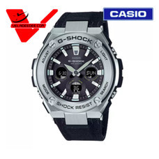 Veladeedee นาฬิกา Casio G-shock G-STEEL นาฬิกาข้อมือชาย (ประกัน CMG) สายผ้าสายหนังทนทาน รุ่น GST-S130C-1A