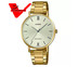 Veladeedee นาฬิกา Casioแท้ 100% (ประกัน CMG ศูนย์เซ็นทรัล 1 ปี) นาฬิกาผู้หญิง สีทอง รุ่น LTP-VT01G-9B