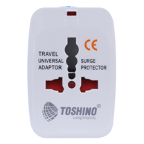 Toshino ปลั๊ก Travel Adapter 4in1 DE-204