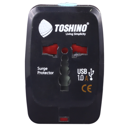 Toshino ปลั๊กแปลง Travel Adapter รุ่น DE-205 4 in 1