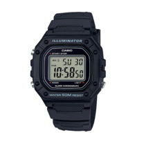 นาฬิกา Casio Digital สีดำ รุ่น W-218H-1A