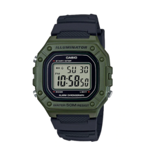 นาฬิกา Casio Digital สีเขียว รุ่น W-218H-3A