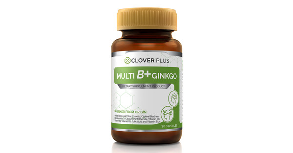 Clover Plus Multi B+ Ginkgo มัลติบี พลัส จิงโกะ สารสกัดจากใบแป๊ะก๊วย ...