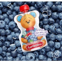 Bambolina Apple and Blueberries Puree 90g (1pc)