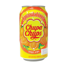 CHUPA CHUPS SPARKLING DRINKS ORANGE จูปา จุปส์ เครื่องดื่มผลไม้อัดก๊าซ รสส้ม 345 ml.