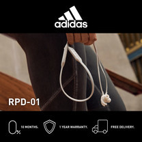 Adidas RPD-01 หูฟังอินเอียร์บลูทูธ สี LIGHT GREY - จัดส่งฟรี + รับประกัน 1 ปี (หูฟังออกกำลังกายบลูทูธ, ทนเหงื่อ/กันน้ำ, เบสหนัก)