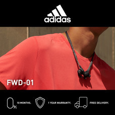 Adidas FWD-01 หูฟังอินเอียร์บลูทูธ สี NIGHT GREY - จัดส่งฟรี + รับประกัน 1 ปี (หูฟังออกกำลังกายบลูทูธ, ทนเหงื่อ/กันน้ำ, เบสหนัก)