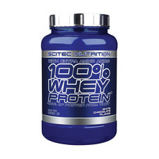 SCITEC NUTRITION 100% Whey Protein White Chocolate 920 กรัม เวย์โปรตีนสูตรเพิ่มกล้ามเนื้อ
